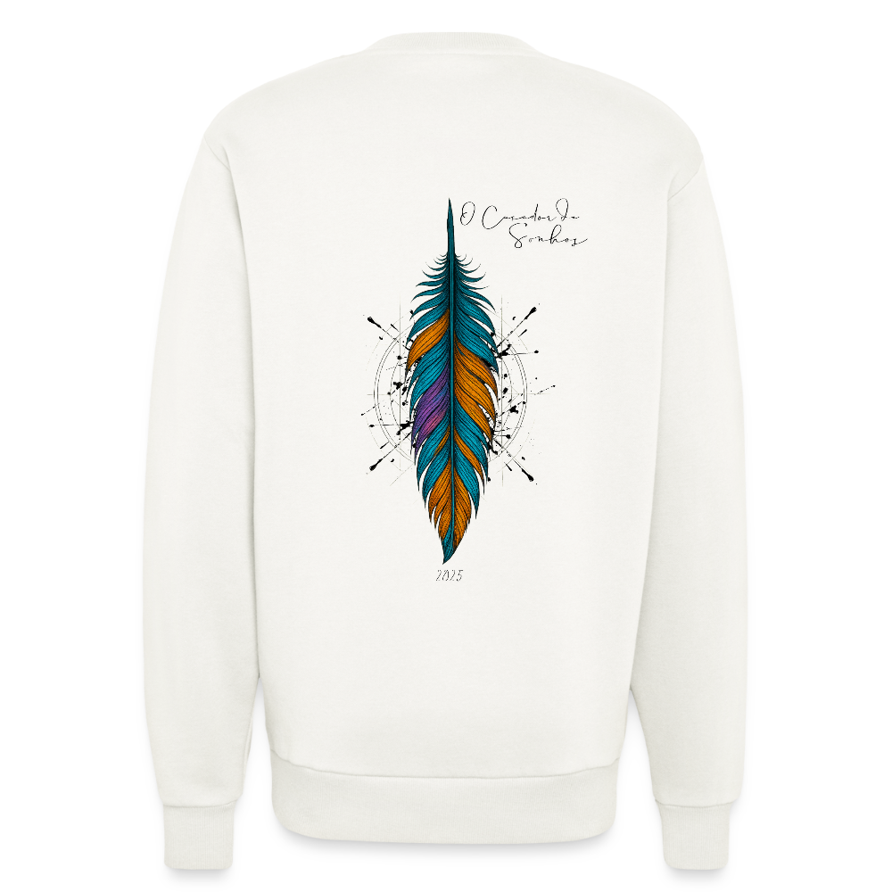 Organic Relaxed Crew Neck Made in EU - ANC – Caçador de Sonhos - OFF WHITE