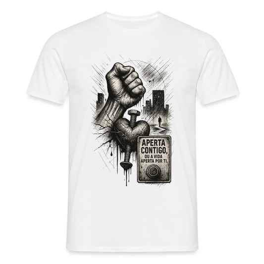 T-Shirt - Aperta Contigo - white