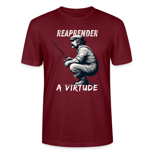 Descrição do Produto - T-shirt “O Pescador” - burgundy