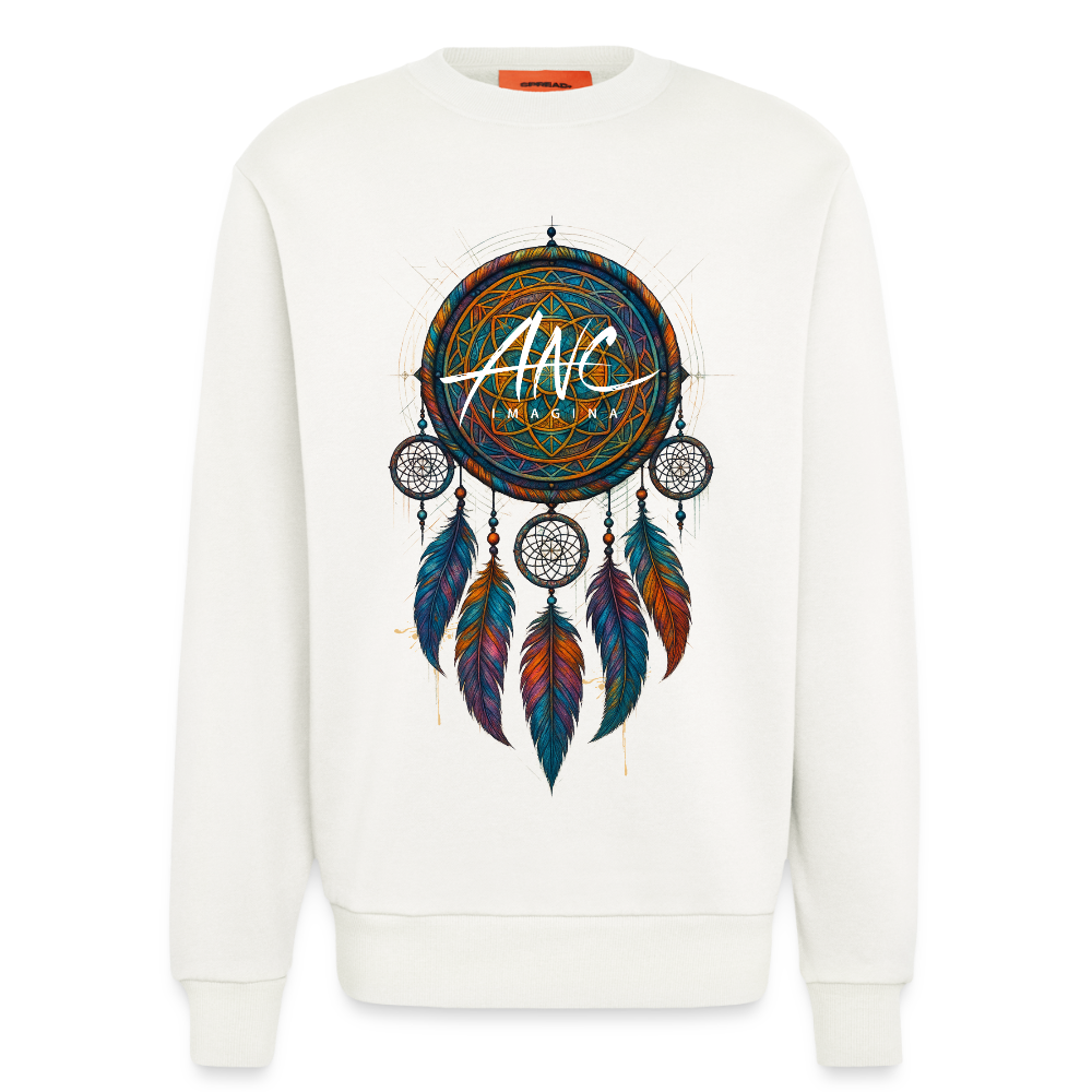 Organic Relaxed Crew Neck Made in EU -  ANC – Caçador de Sonhos - OFF WHITE