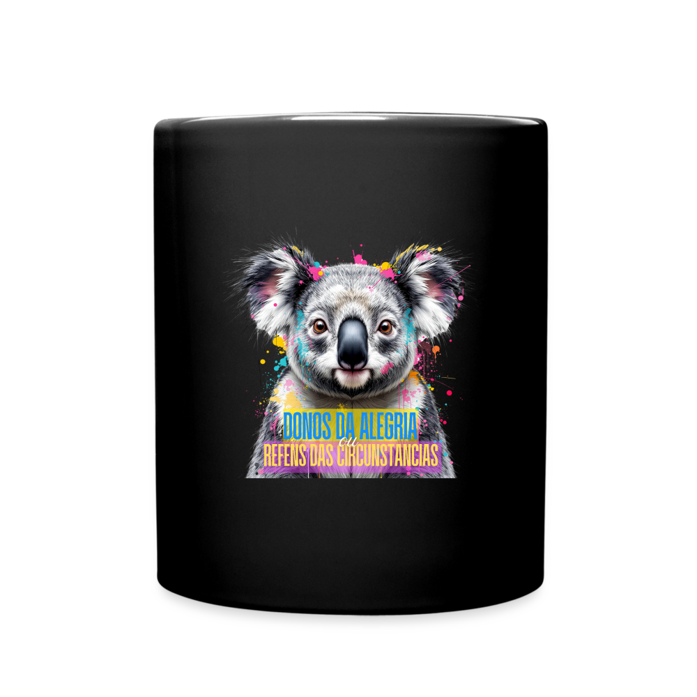 Caneca “Koala – Donos da Alegria” - black