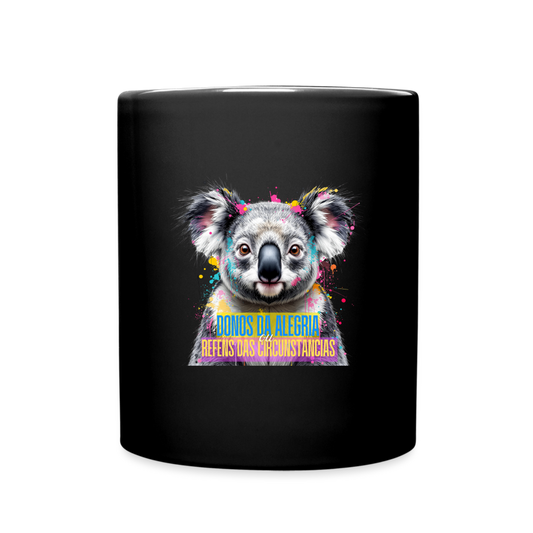 Caneca “Koala – Donos da Alegria” - black