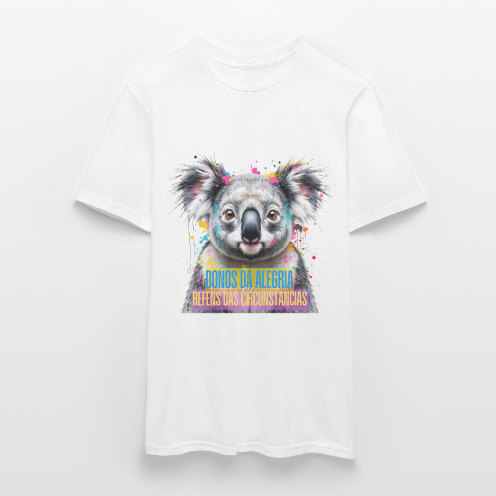 T-shirt Branca “Koala – Donos da Alegria” - white